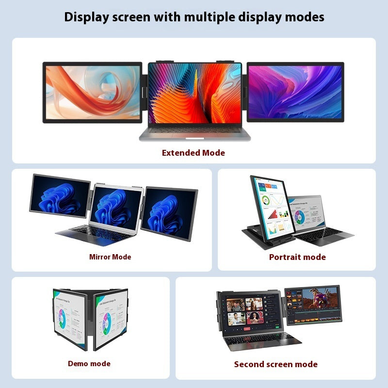 14-Inch Dual Screen Portable Monitor for Laptop - Image 3