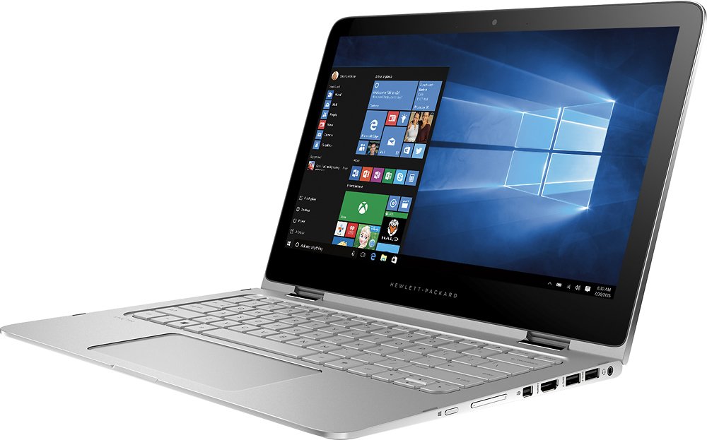 HP Spectre x360 2-in-1 13.3" Touch-Screen Laptop - Intel Core i7-5500U - 8GB RAM - 256GB SSD - Natural Silver - Image 2