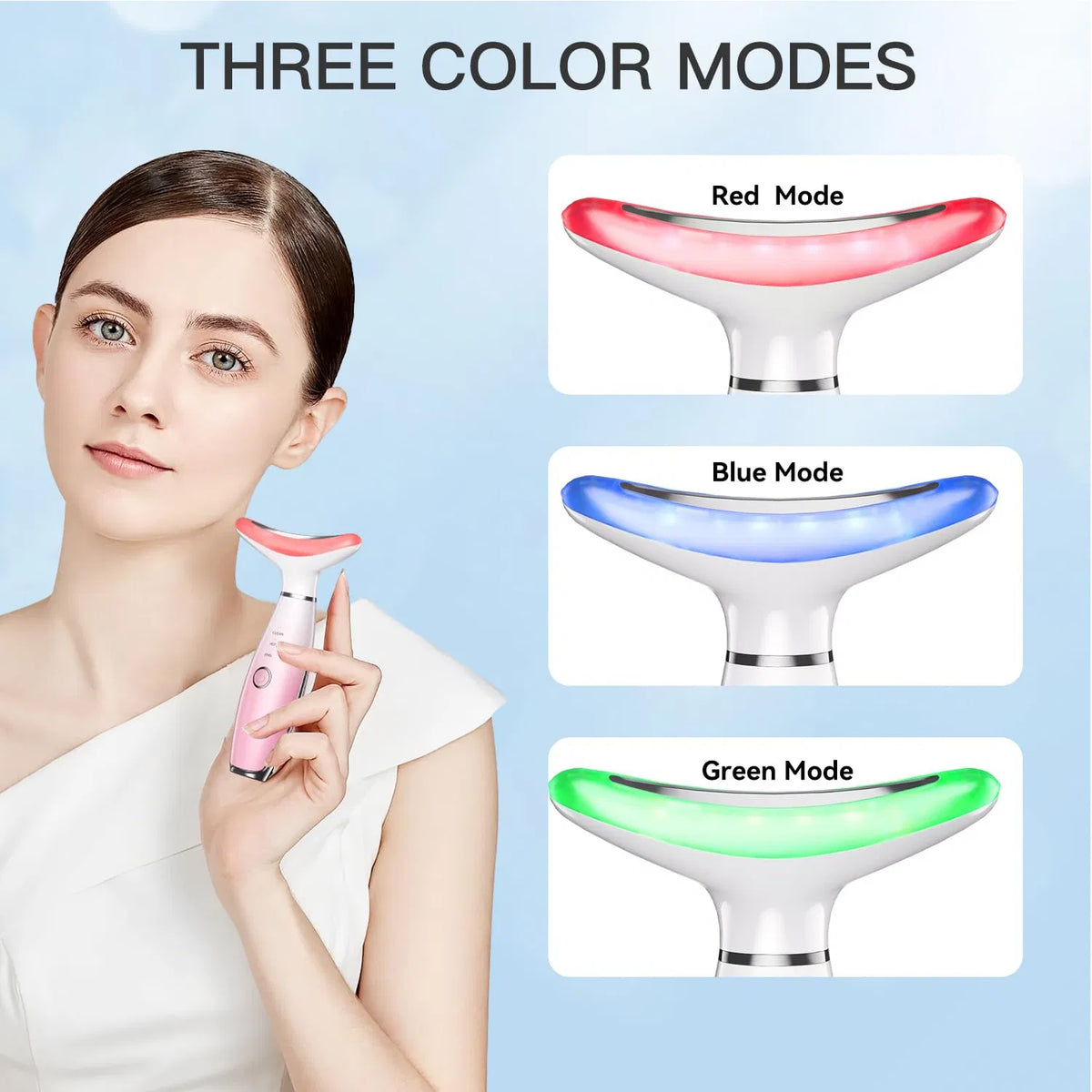 3-in-1 Neck & Face Massager Thermal, Vibration & Skin Care Tool - Image 6