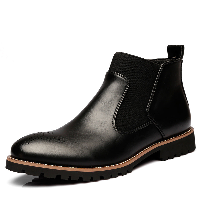 Men's Leather Martin Boots - Image 5