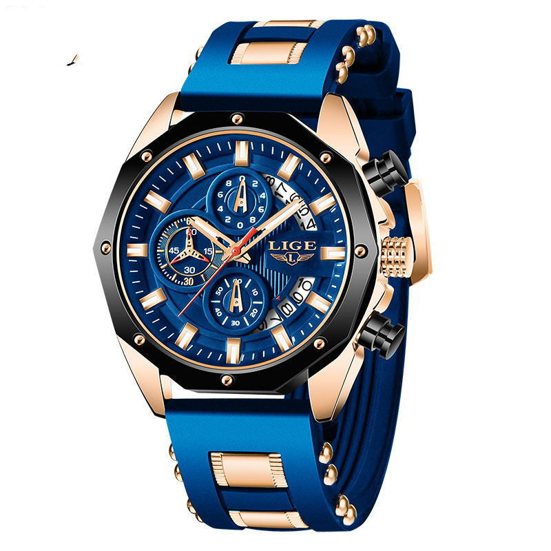 Waterproof Quartz Chronograph Wristwatch