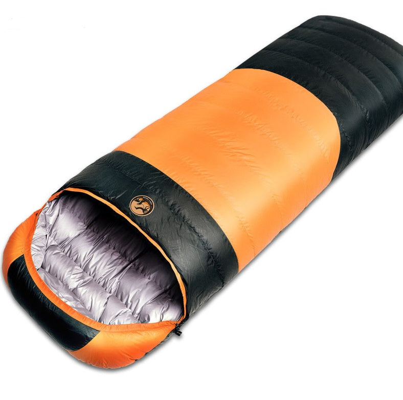 Lightweight Camping & Hiking Sleeping Bag - Orange