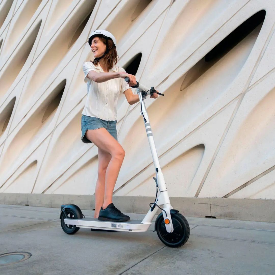 OKAI - Neon II Electric Scooter w/ up to 25 Mile Range & 15.5mph Top Speed - Black - ES20-Black - Image 7