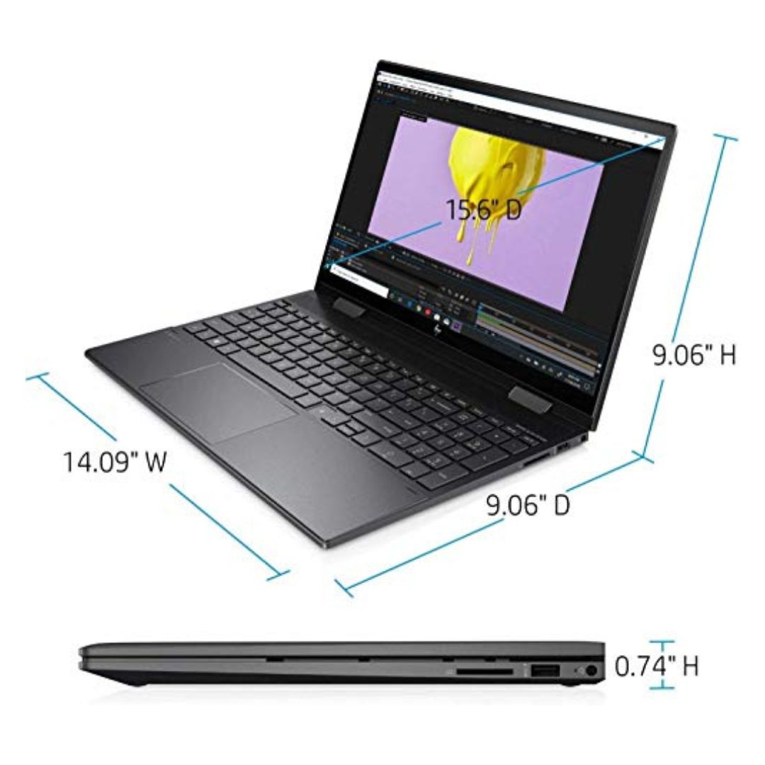 HP Envy x360 – 15.6" 2-in-1 FHD Touch – Ryzen 7 4700U – 8GB RAM – 512GB SSD – Nightfall Black – 15m-ee0023dx - Image 6