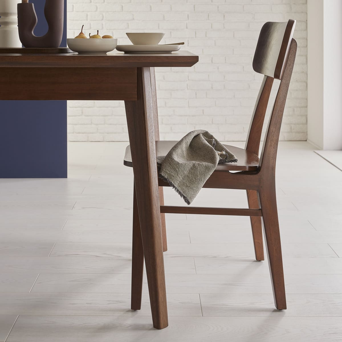 Mid Century Modern Parquet 6 Seater Dining Table - Image 11