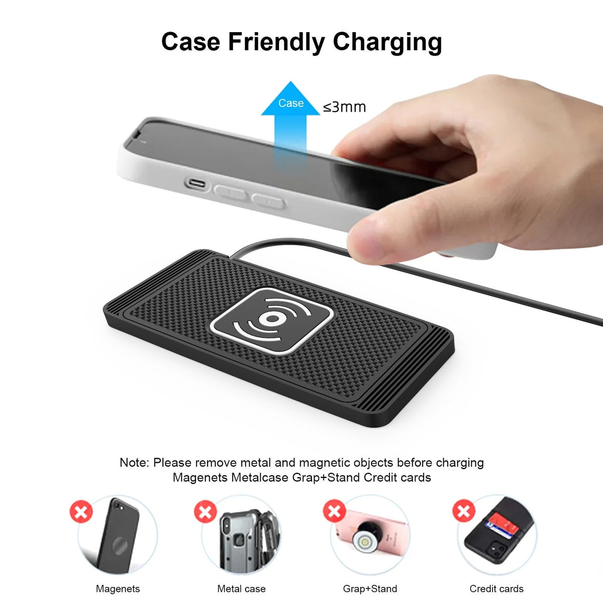 15W Intelligent Automatic Wireless Car Charger - Image 2