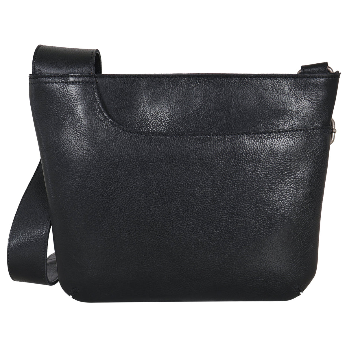 Arden Leather Crossbody - Black