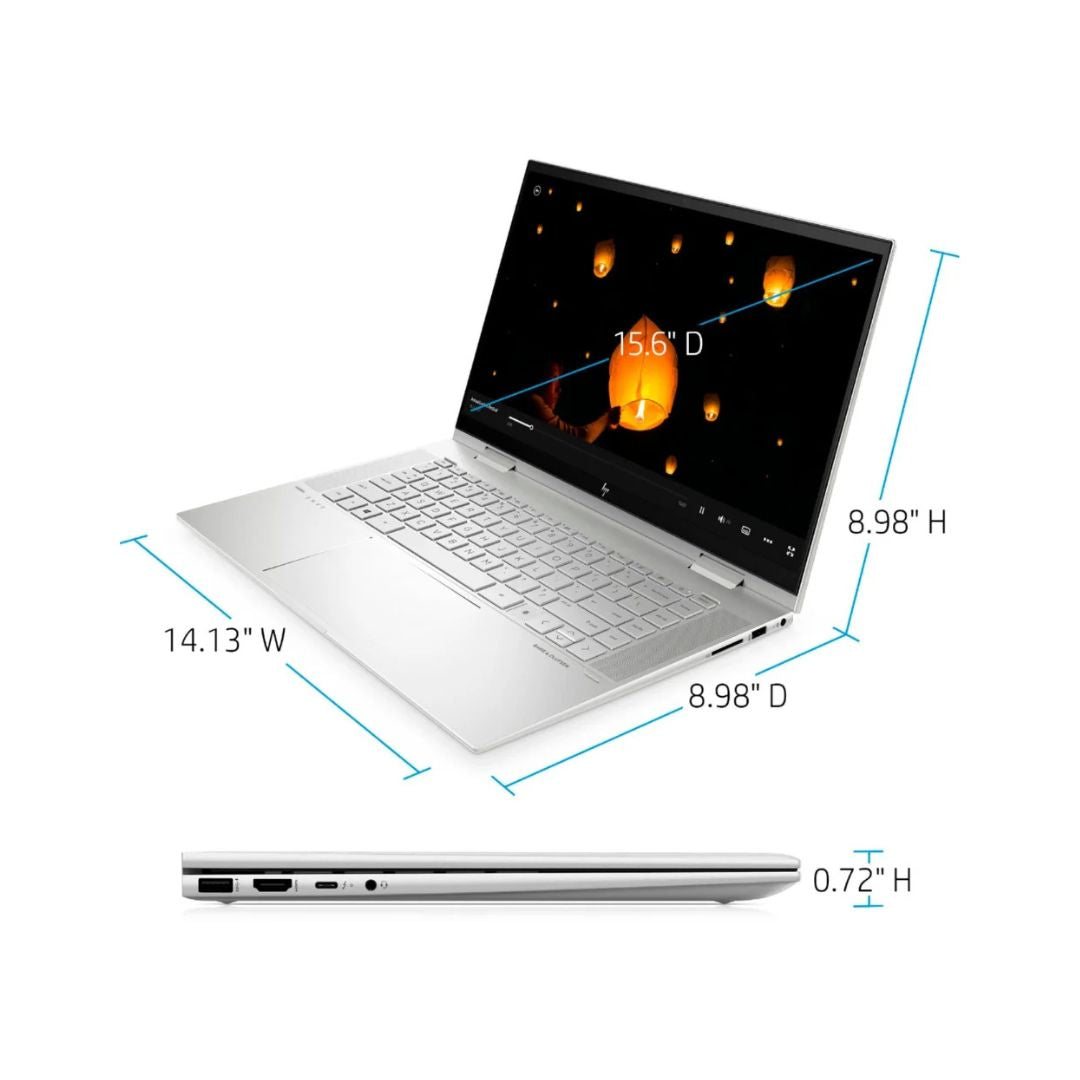 HP ENVY 2-in-1 15.6" FHD Touch-Screen Laptop - Intel Core i7-1195G7 - 16GB RAM - 512GB SSD + 32GB Optane - Image 7