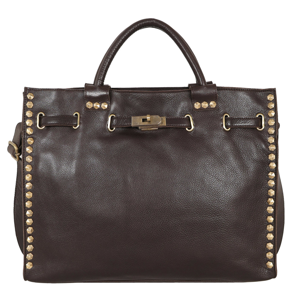 Mare Milled Leather Crossbody Bag - Cafe