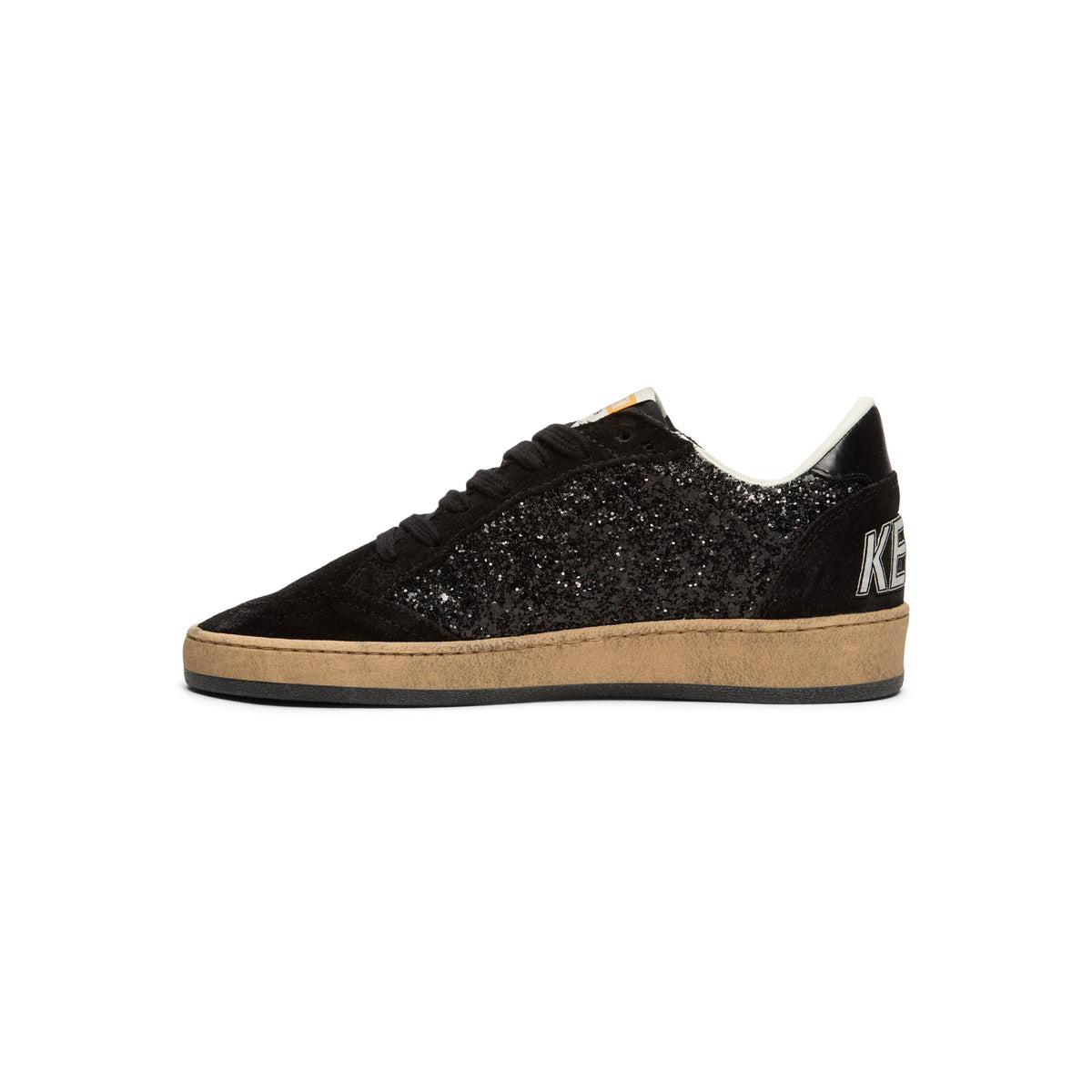Golden Goose Ballstar Glitter Upper Nylon Tongue Suede (Black) - Image 2