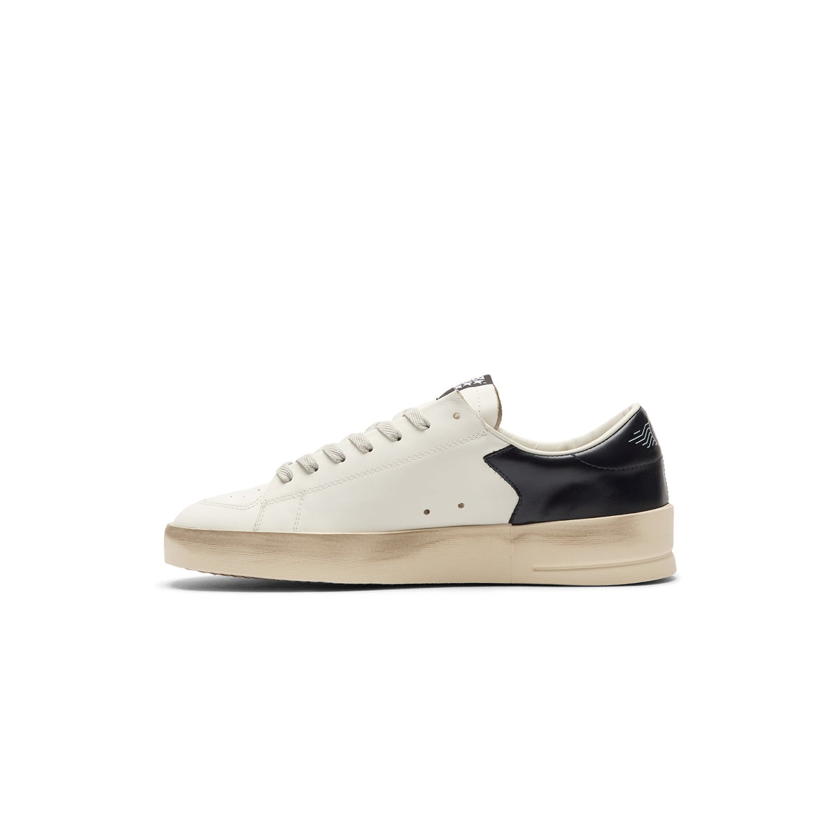 Golden Goose Stardan Leather Upper Suede Star Shiny (White/Ice/Blue) - Image 2