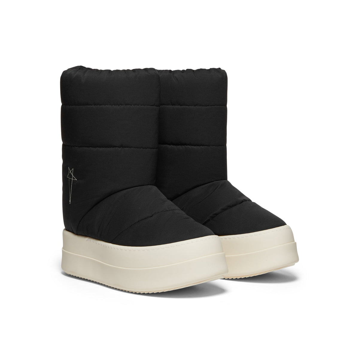 Rick Owens DRKSHDW Mega Bumper Lunar Sneaker (Black/Pearl/Milk) - Image 3