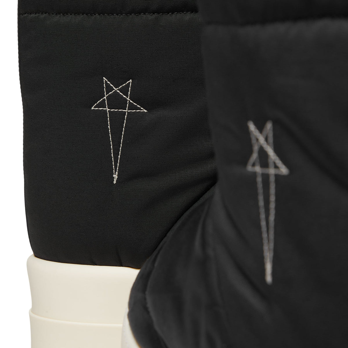 Rick Owens DRKSHDW Mega Bumper Lunar Sneaker (Black/Pearl/Milk) - Image 7
