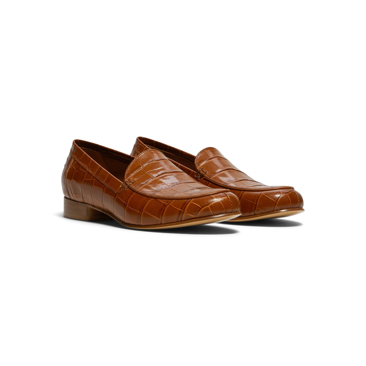 GIABORGHINI Money Printed Leather Loafer (Tan) - Image 3