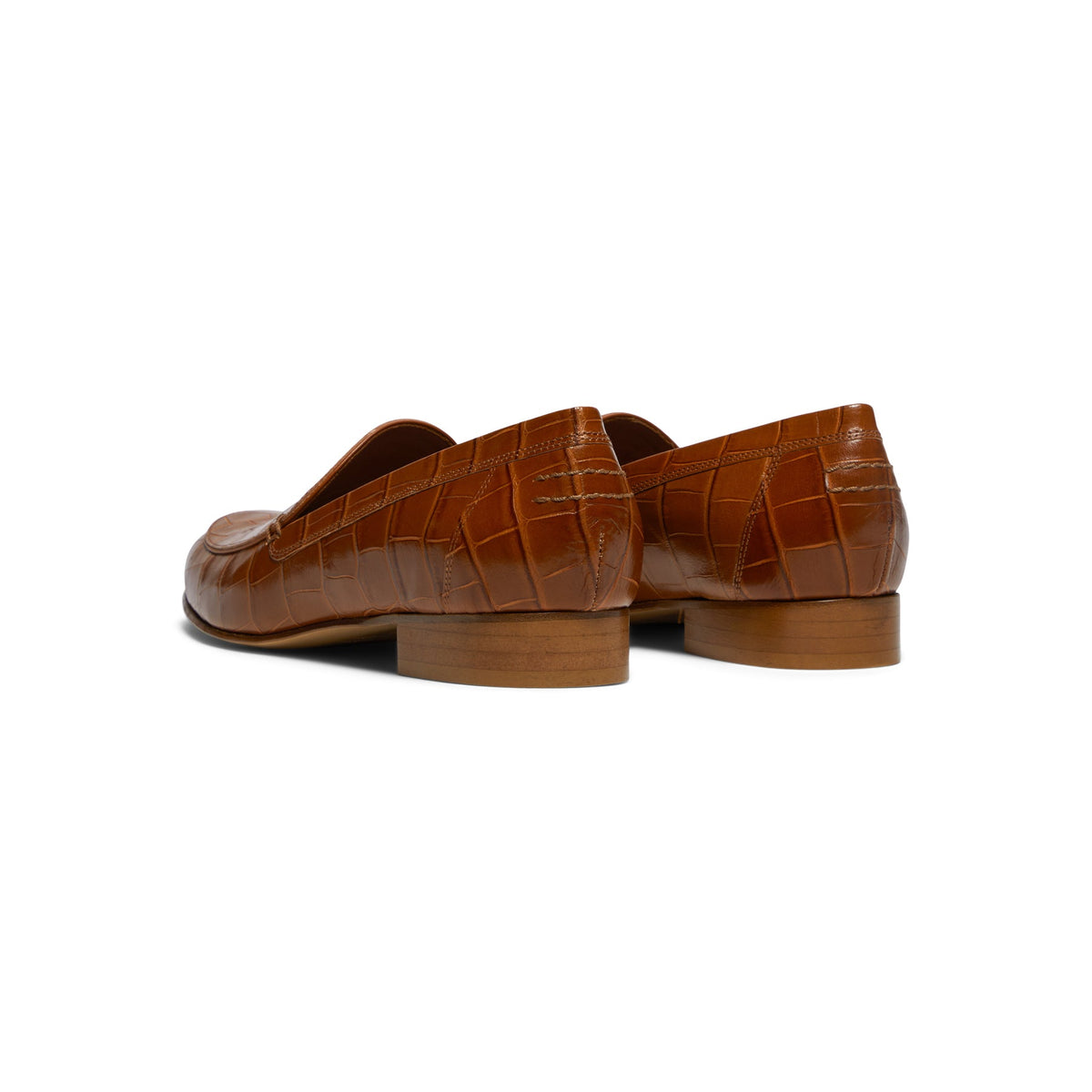 GIABORGHINI Money Printed Leather Loafer (Tan) - Image 4
