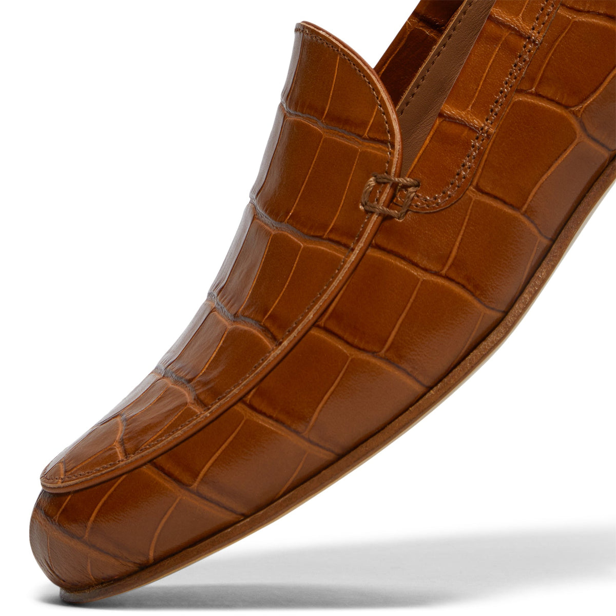 GIABORGHINI Money Printed Leather Loafer (Tan) - Image 6