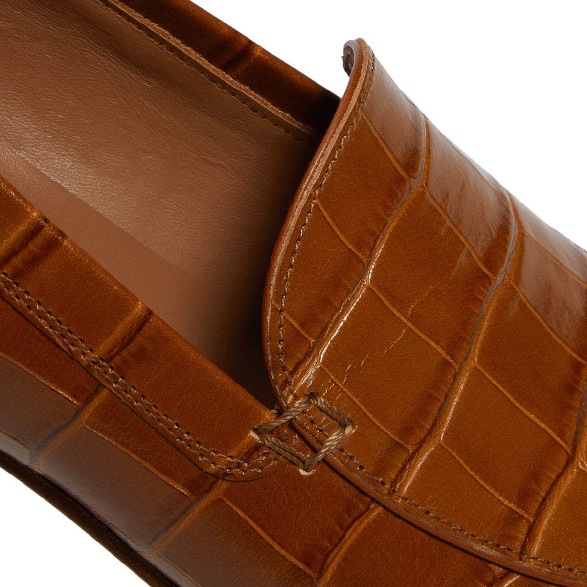 GIABORGHINI Money Printed Leather Loafer (Tan) - Image 7