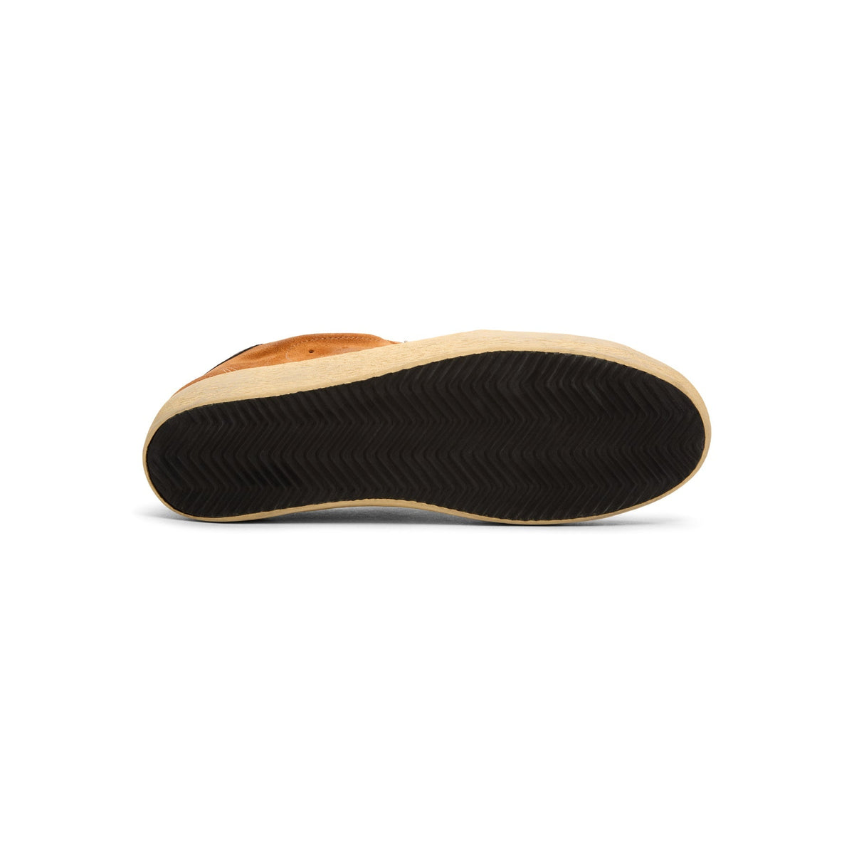 Golden Goose Super Star Suede Upper Toe And Tongue Leather Star Nappa Heel (Light Brown/Cream/Black) - Image 5
