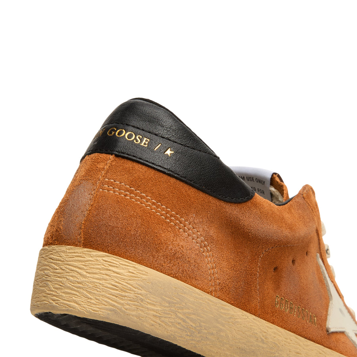 Golden Goose Super Star Suede Upper Toe And Tongue Leather Star Nappa Heel (Light Brown/Cream/Black) - Image 9