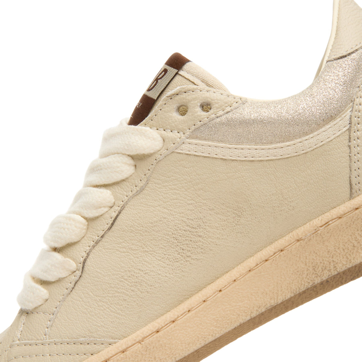 Golden Goose Ballstar Nappa And Glitter Leather Upper (Cream/Light Grey/Grey) - Image 8