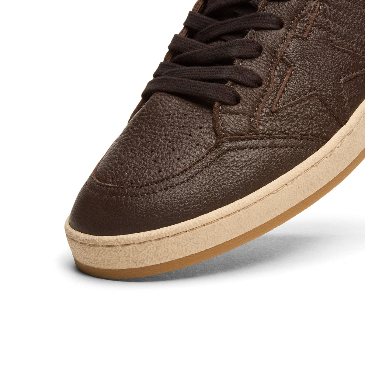 Golden Goose Ballstar Leather Upper Star Toe Spur (Dark Brown) - Image 6