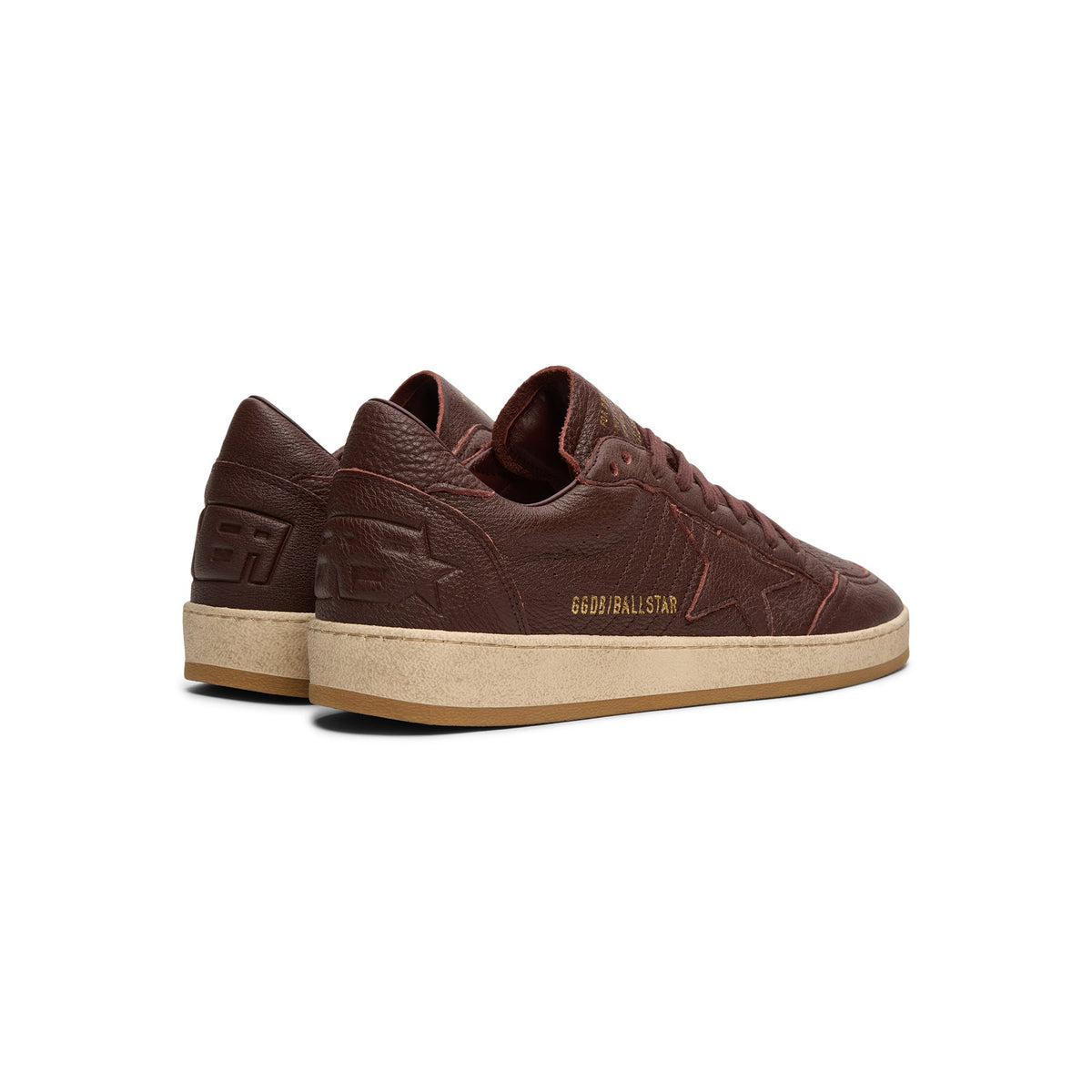 Golden Goose Ballstar Leather Upper Star Toe Spur (Bordeaux) - Image 4