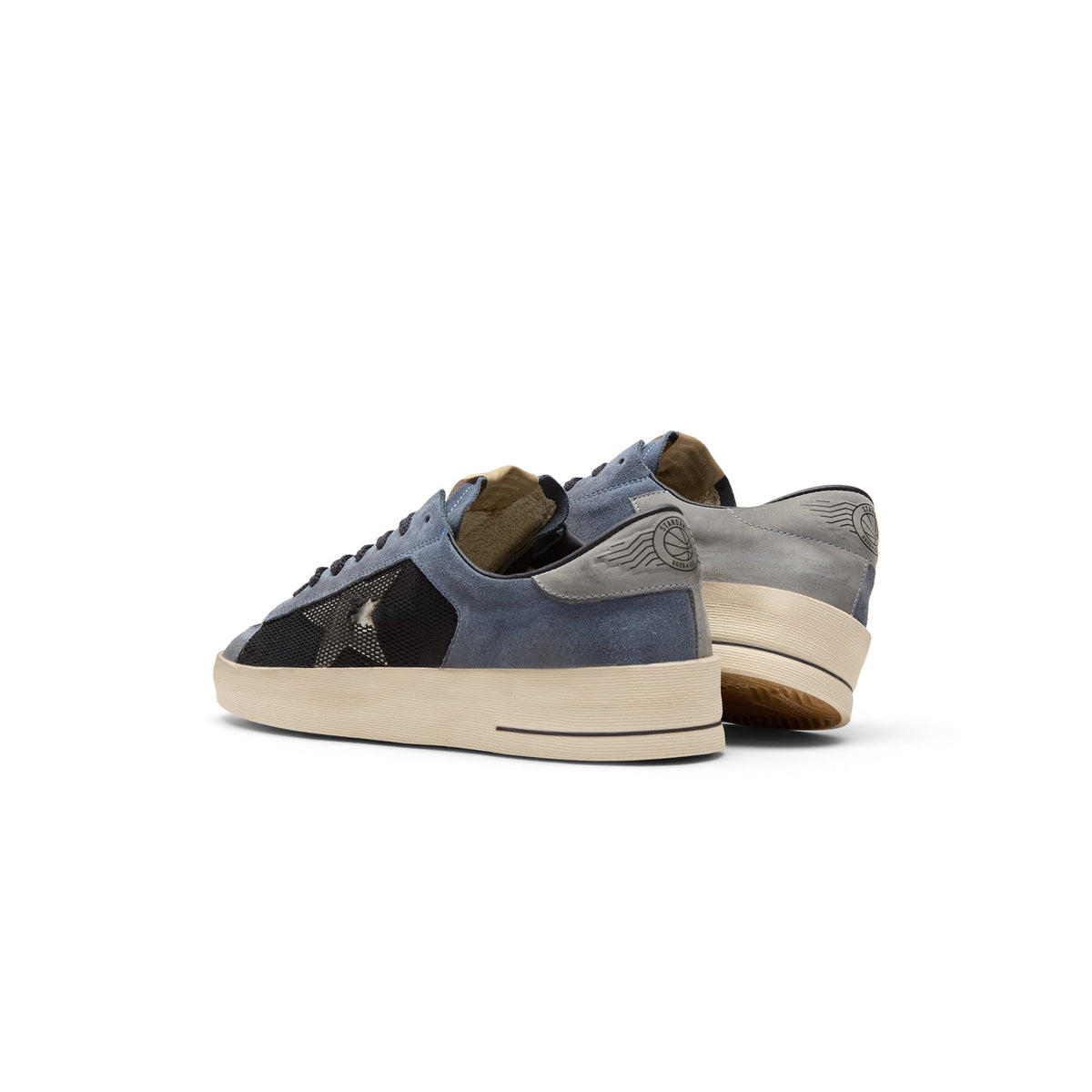 Golden Goose Stardan Net And Suede Upper Leather (Blue/White/Grey) - Image 5