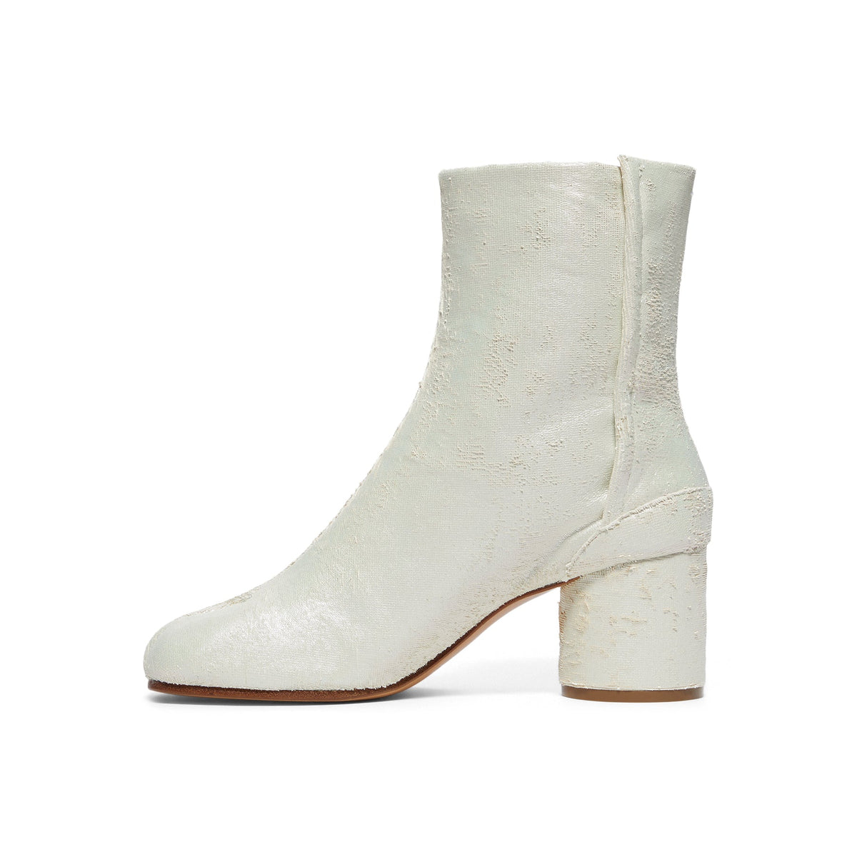 Maison Margiela Tabi Ankle Boots H60 (White Pearly) - Image 2