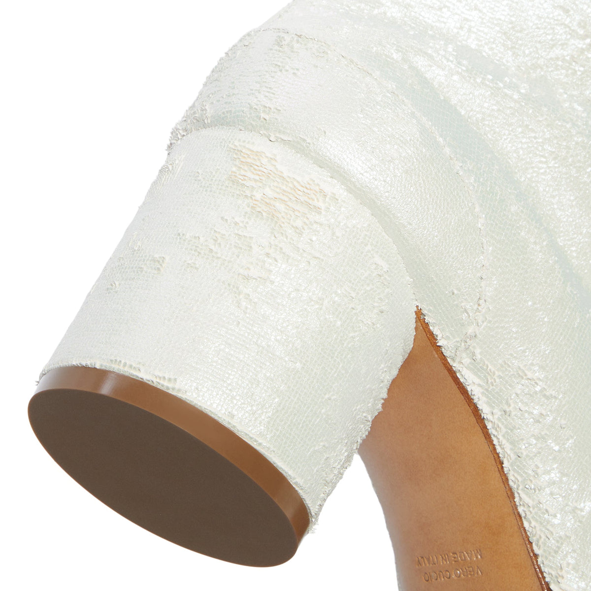 Maison Margiela Tabi Ankle Boots H60 (White Pearly) - Image 9
