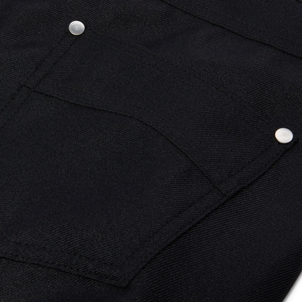 Rhude Reza Double Knee Baggy Short (Black) - Image 3