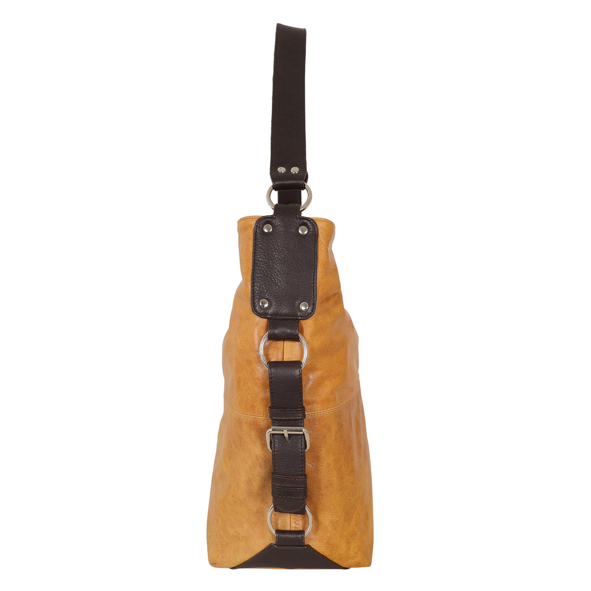 Simone Lg Leather Shoulder Bag - Image 26