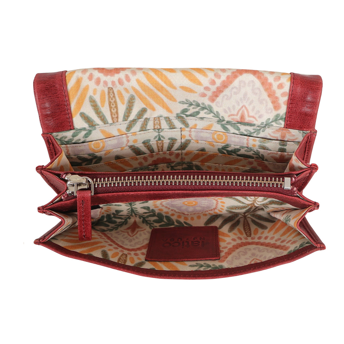Eloise Crackled Napa Leather Wallet - Image 9