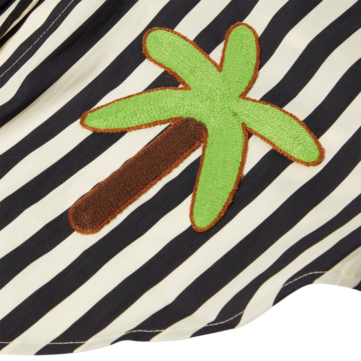 Simon Miller Loch Sleevless Poplin Button Up (Black/White stripe) - Image 3