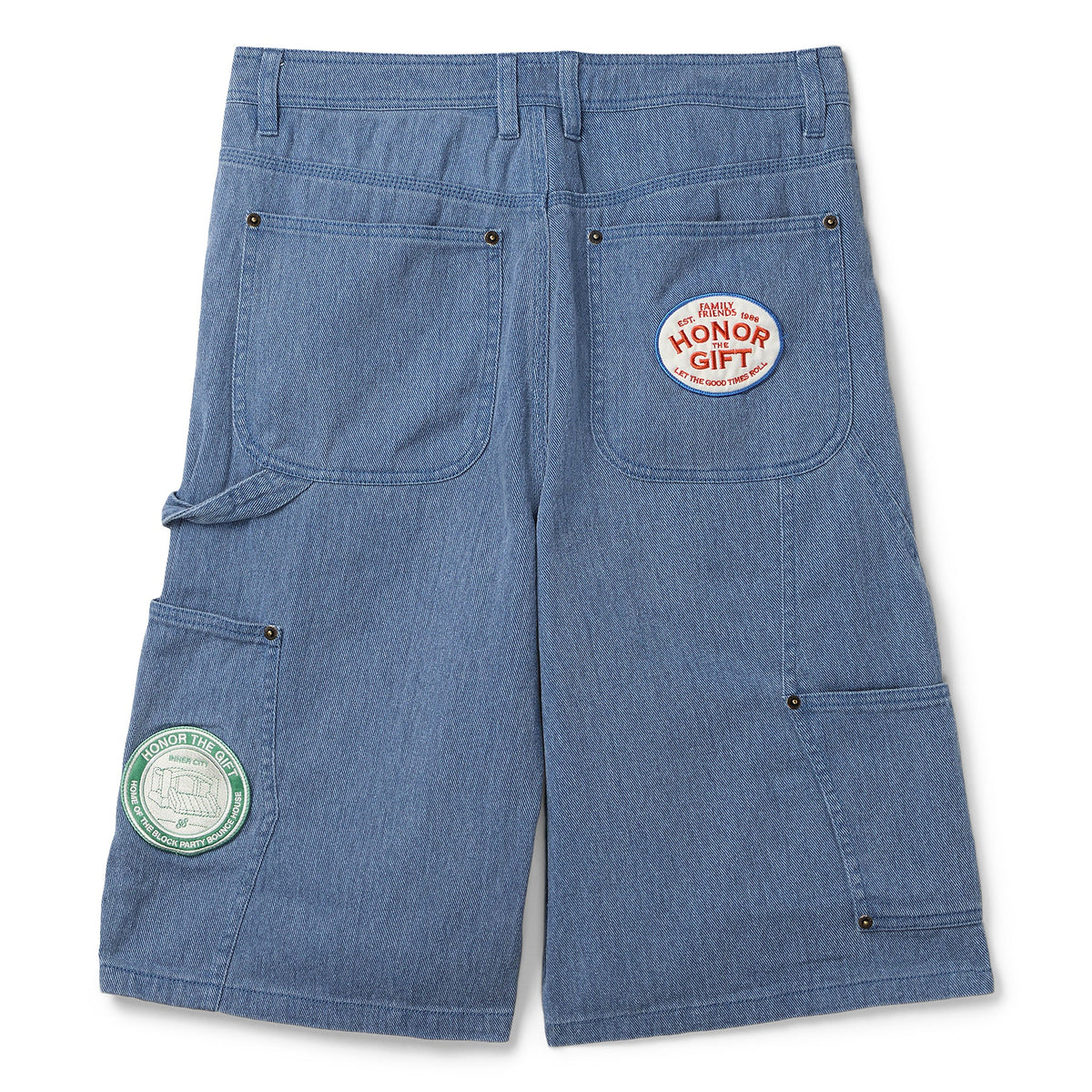 Honor The Gift Twill Carpenter Short (Blue) - Image 2