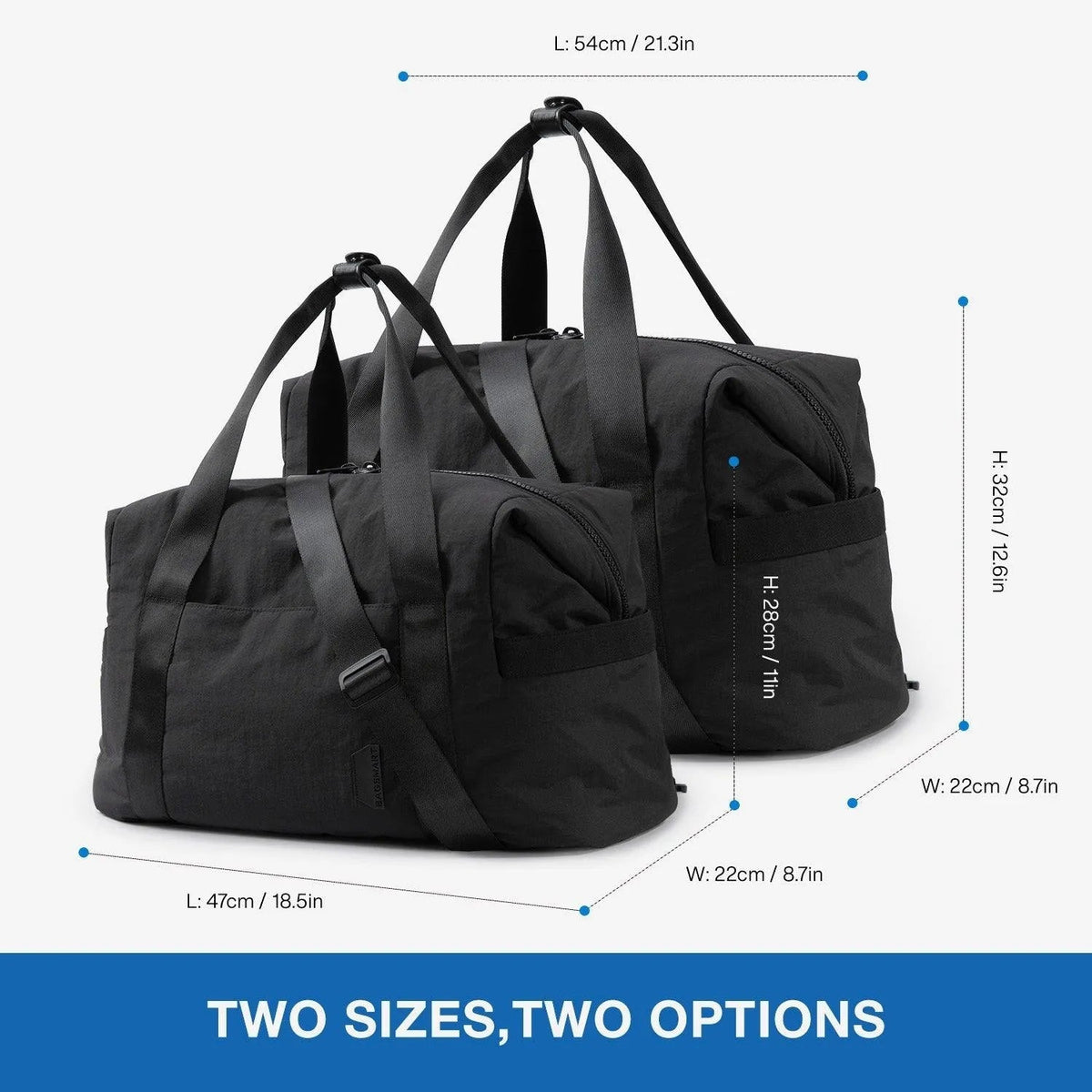 Zoraesque Duffel Black - Image 17