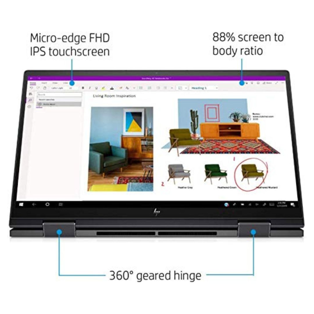 HP Envy x360 – 15.6" 2-in-1 FHD Touch – Ryzen 7 4700U – 8GB RAM – 512GB SSD – Nightfall Black – 15m-ee0023dx - Image 8
