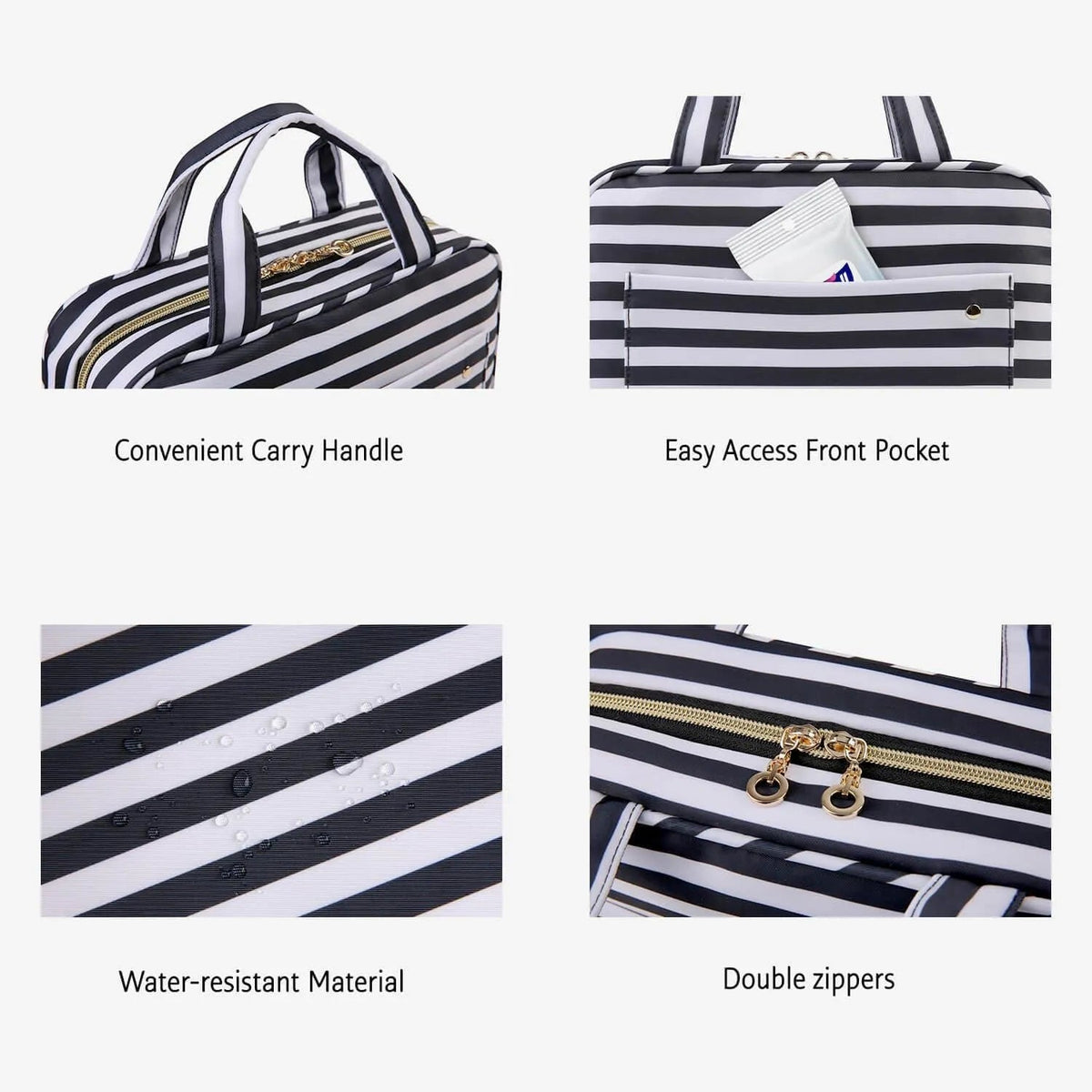 Bonchemin Stripes The Space Saver Toiletry Bag - Image 10