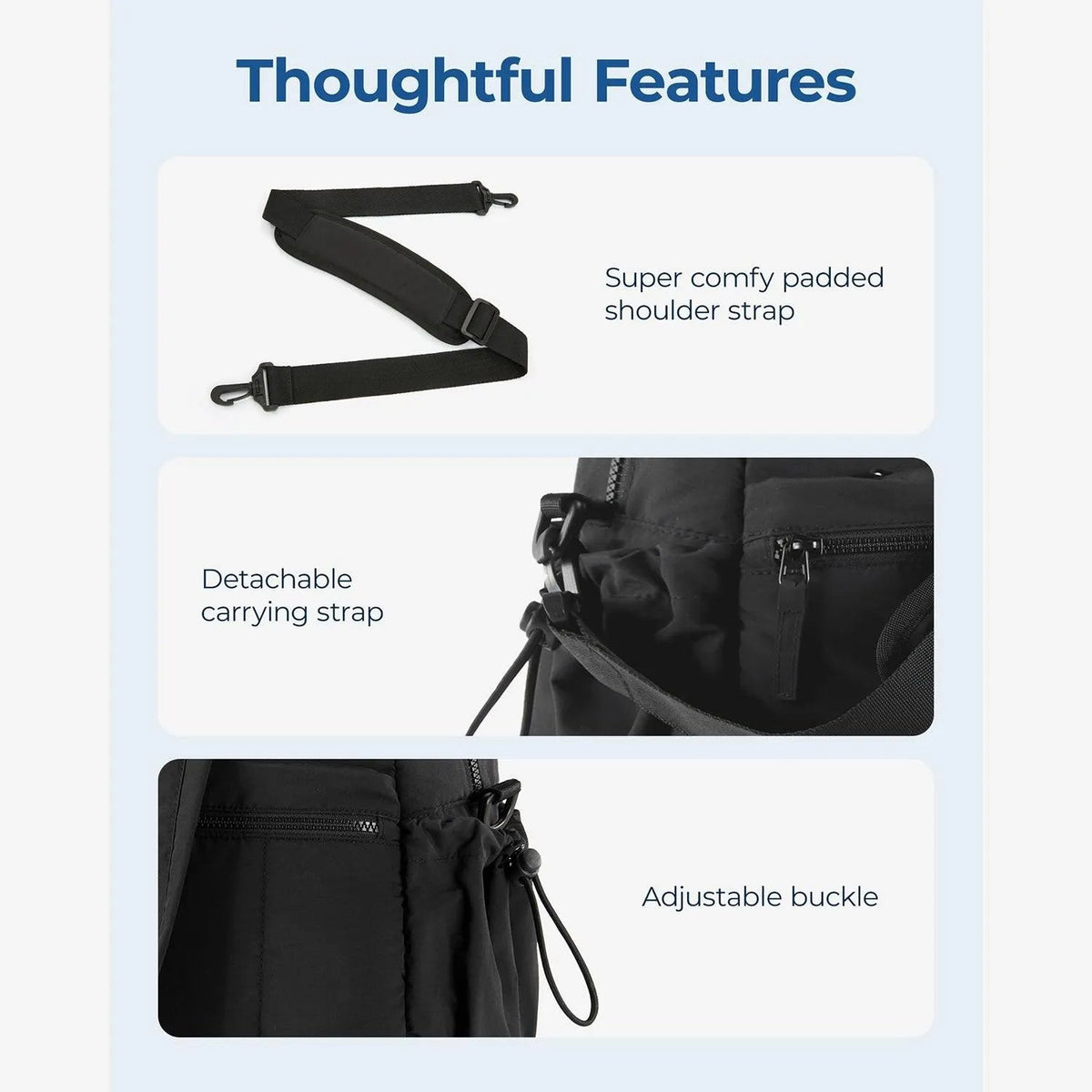 Puffy Water-Resistant Gym & Travel Duffle Bag - Image 9