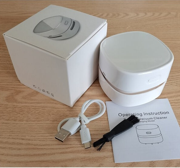 Desktop Vacuum Cleaner - White / USB