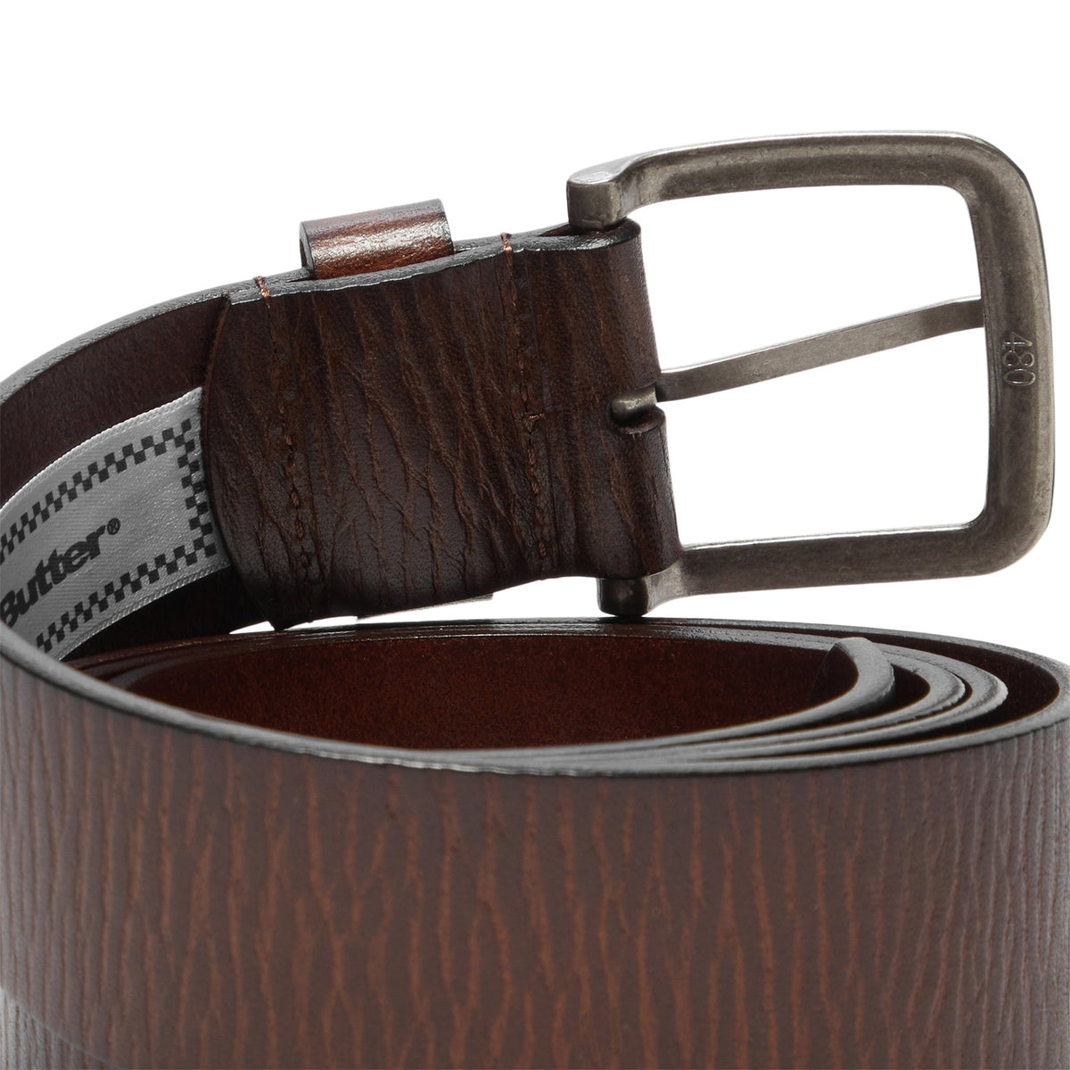 Butter Goods Distressed Leather Belt (Brown) - Image 2