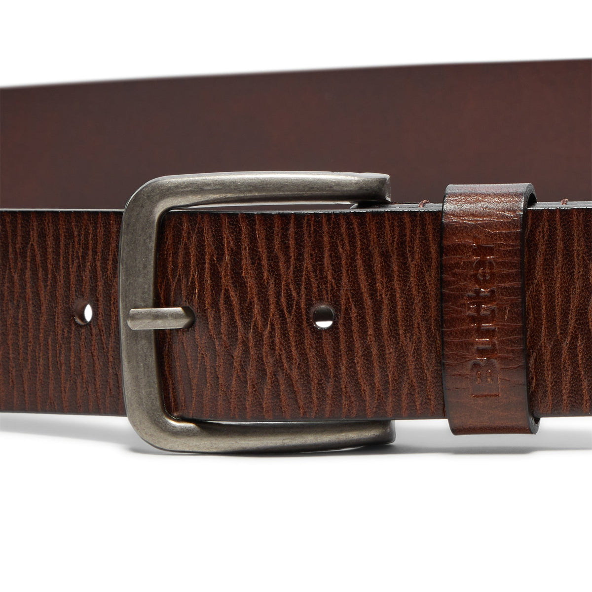 Butter Goods Distressed Leather Belt (Brown) - Image 3