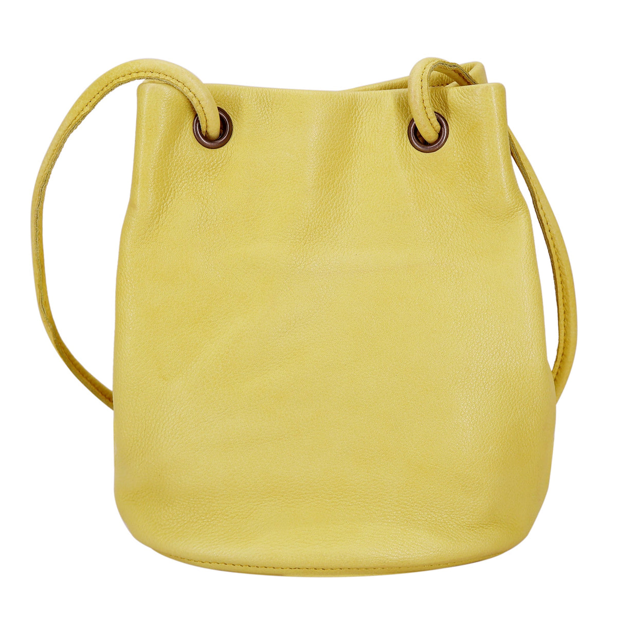Cassidy Leather Crossbody Bag - Lemon