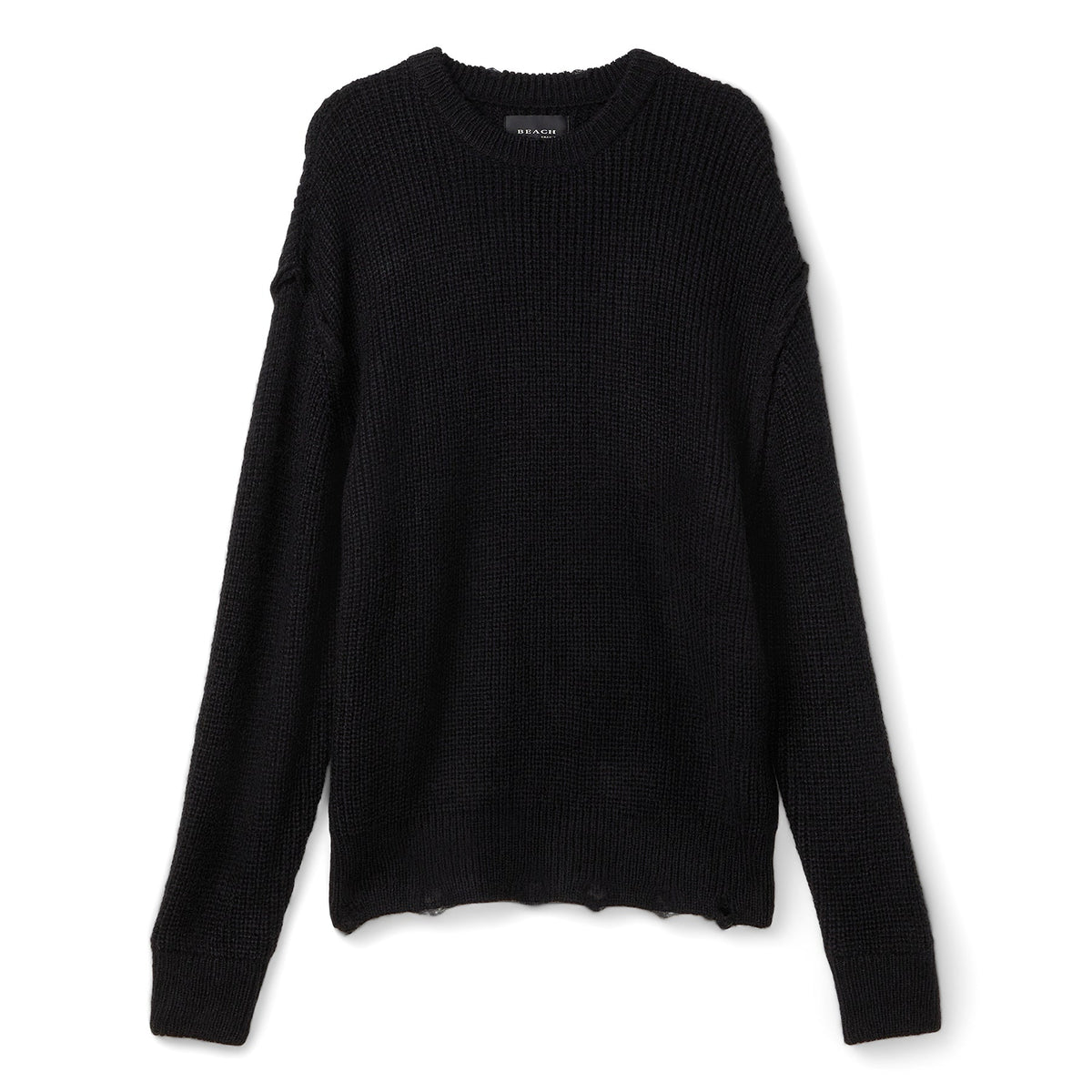 Beach Brains Session Knit Sweater (Black) - Image 4