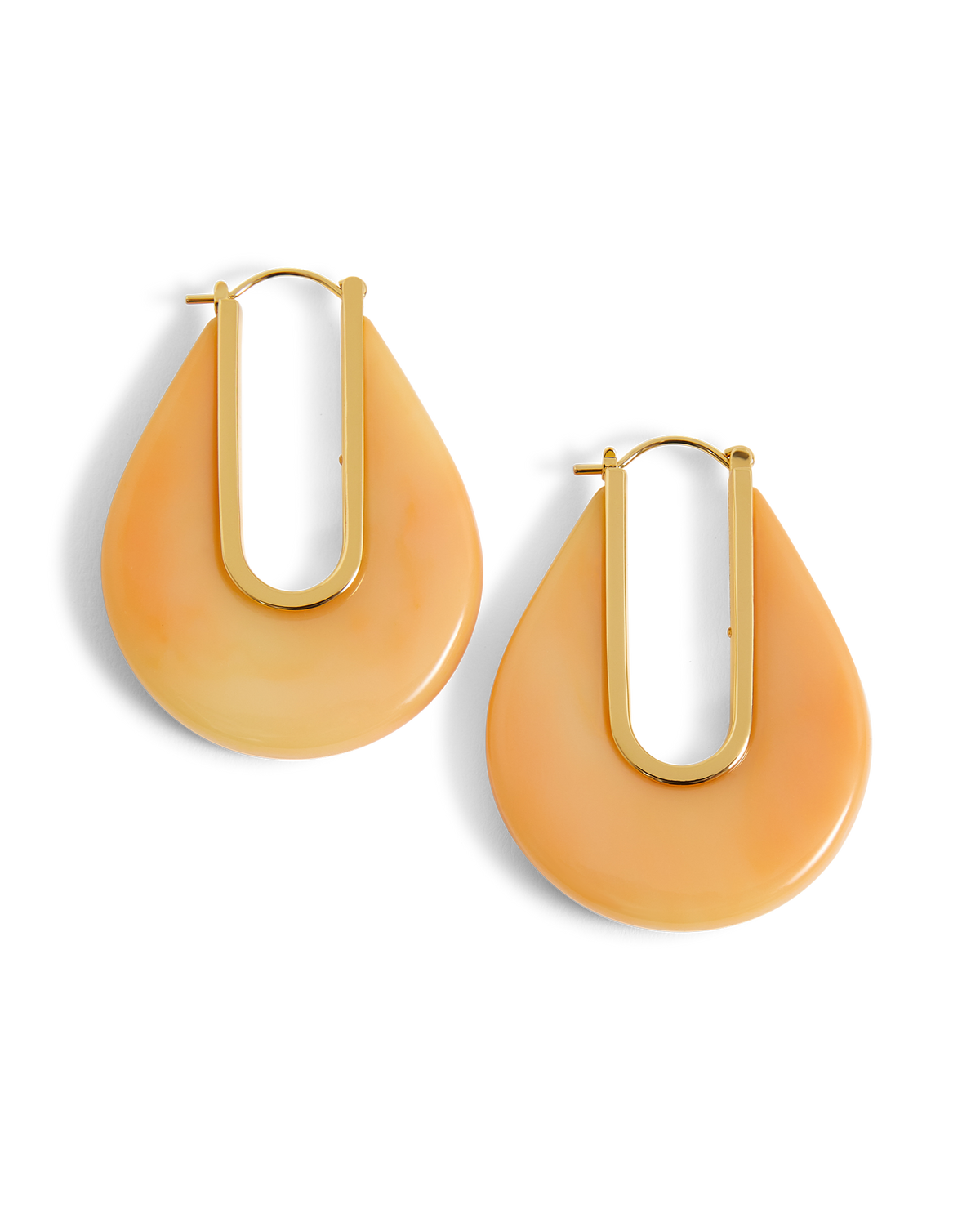 Resin Drop Hoop Earring - Image 7