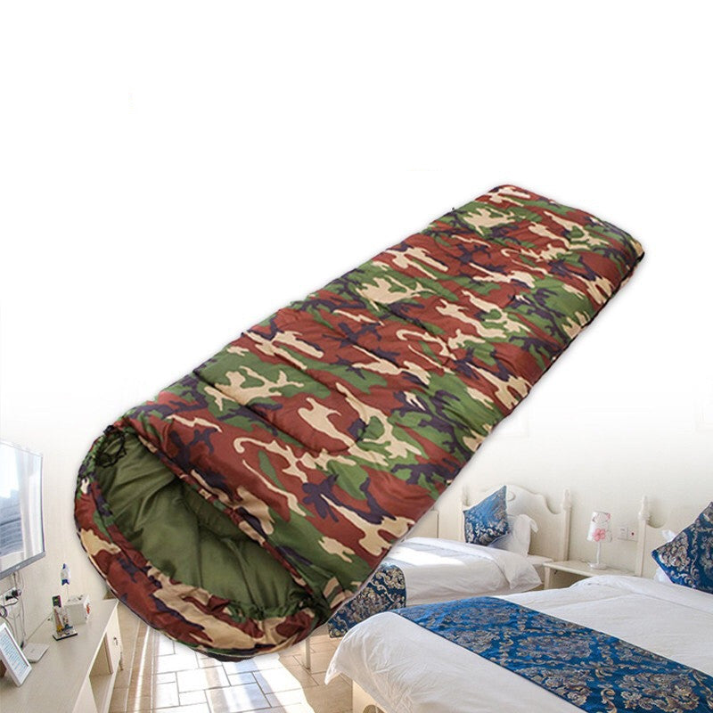 Camping emergency camouflage sleeping bag - Image 2