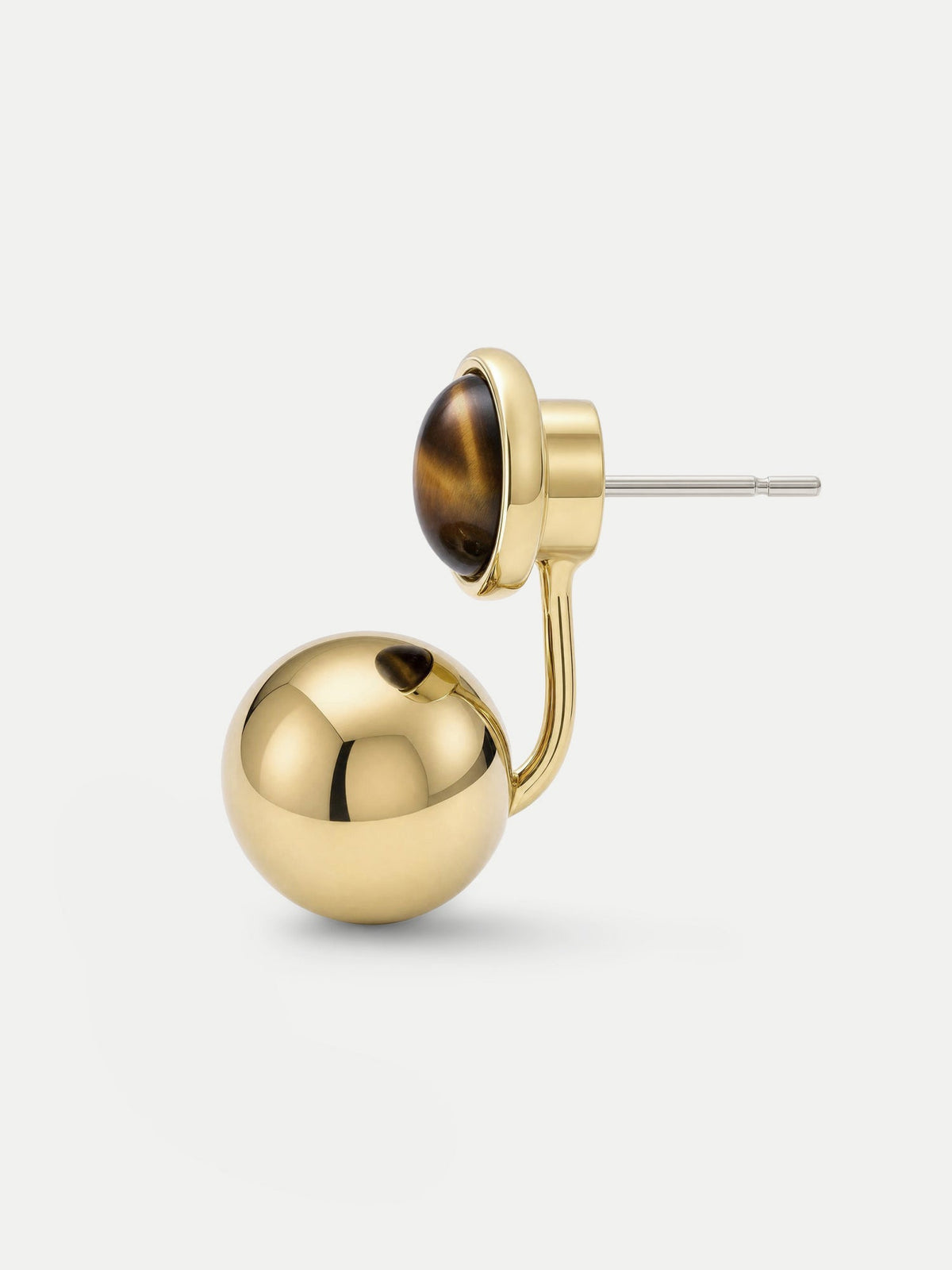 Tiger's Eye Drop Earring - Image 4