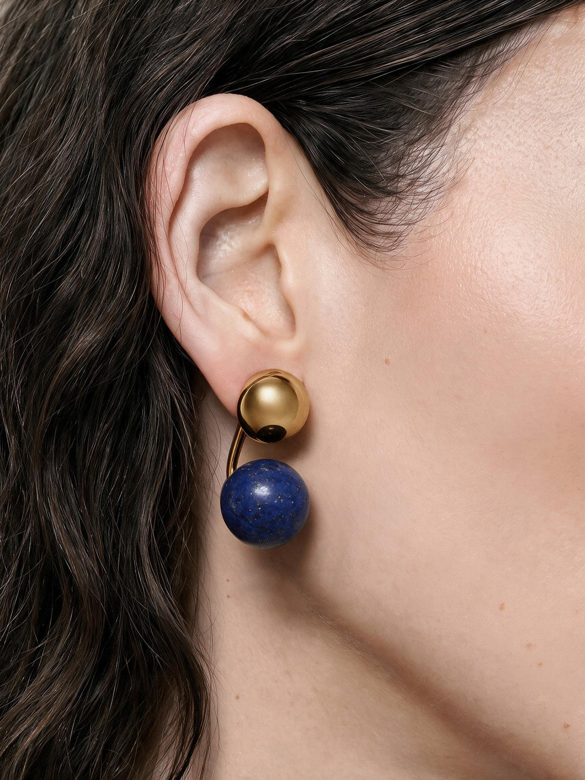 Lapis Drop Earring - Image 2