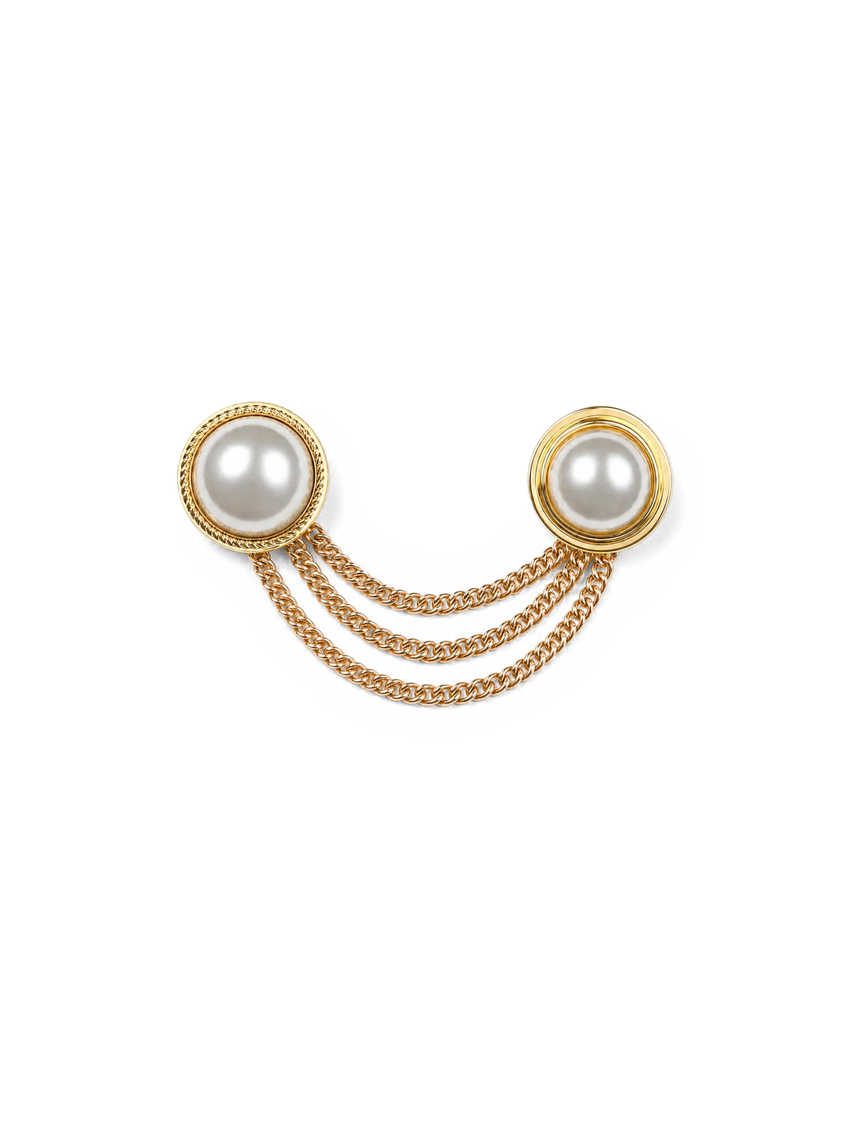 Pearl Chain Brooch - Image 5