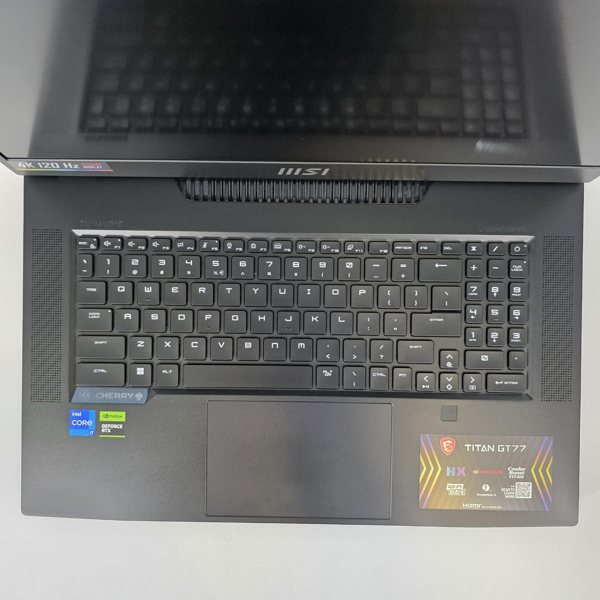 MSI Titan GT77 17.3 Black 2.0 GHz Intel Core i7 12th Gen. 32GB RAM 1TB Solid State Drive NVIDIA GeForce RTX 3070 Ti - Image 2