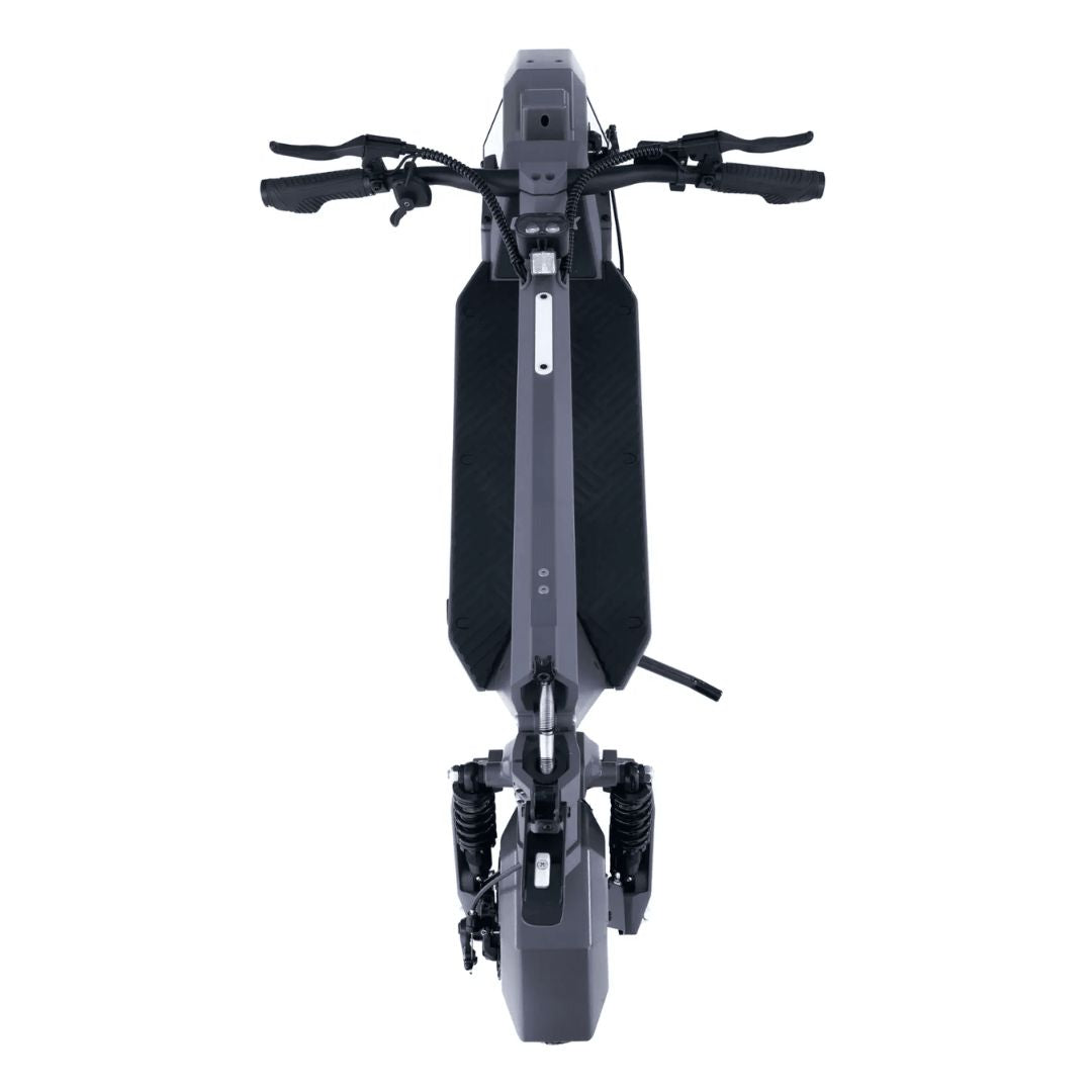 GoTrax - RAPTOR Electric Scooter w/28 mi Max Operating Range & 30mph Max Speed - Gray - Image 10